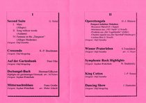 Programm Jahreskonzert 14.03.1996 Innen