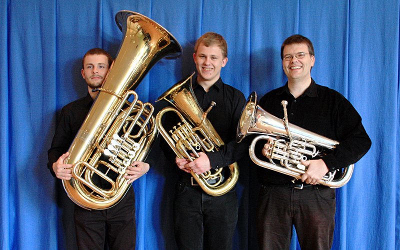 Bariton/Euphonium und Tuba: (v.l.n.r.) Steffen Lahmann, Jannik Sundermeier, Michael Mensching\nOhne Bild: Leonard Steuernagel